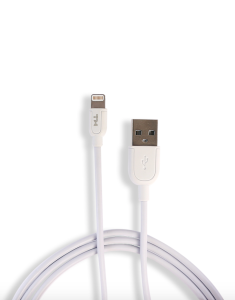 Techmate - USB Lightning 1 M Kablo Beyaz|Beyaz