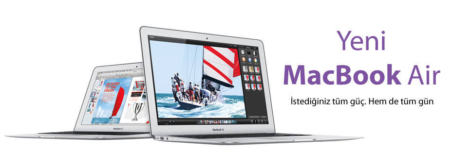 Yeni MacBook Air Pupa'da